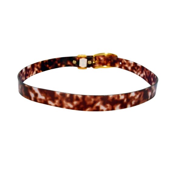 BB SIMON Vintage Tortoise Shell Belt Sz M (27"-31") - MINT - Made in SPAIN - Picture 4 of 5